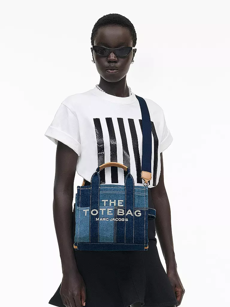MARC JACOBS | Tasche - Tote Bag THE SMALL TOTE CANVAS | blau