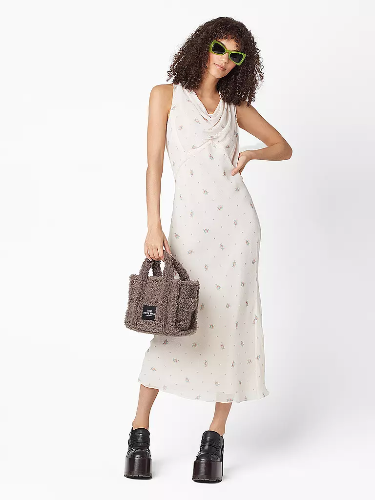 MARC JACOBS | Tasche - Tote Bag THE SMALL TOTE FAKE FUR | grau