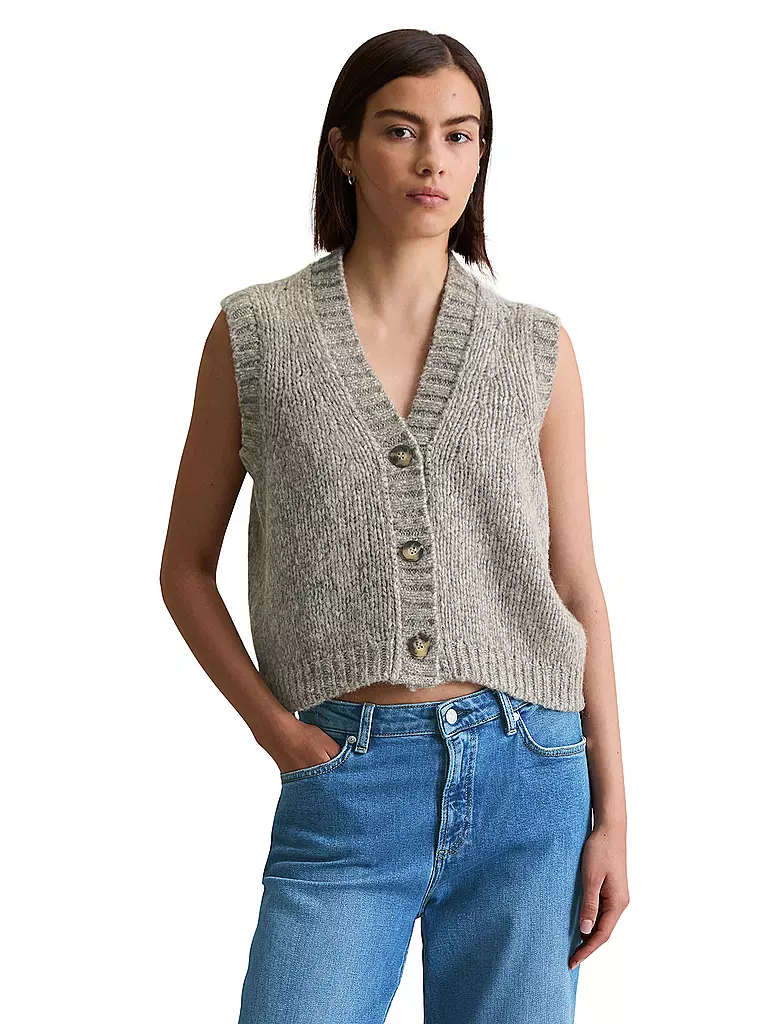 MARC O' POLO DENIM | Gilet  | grau