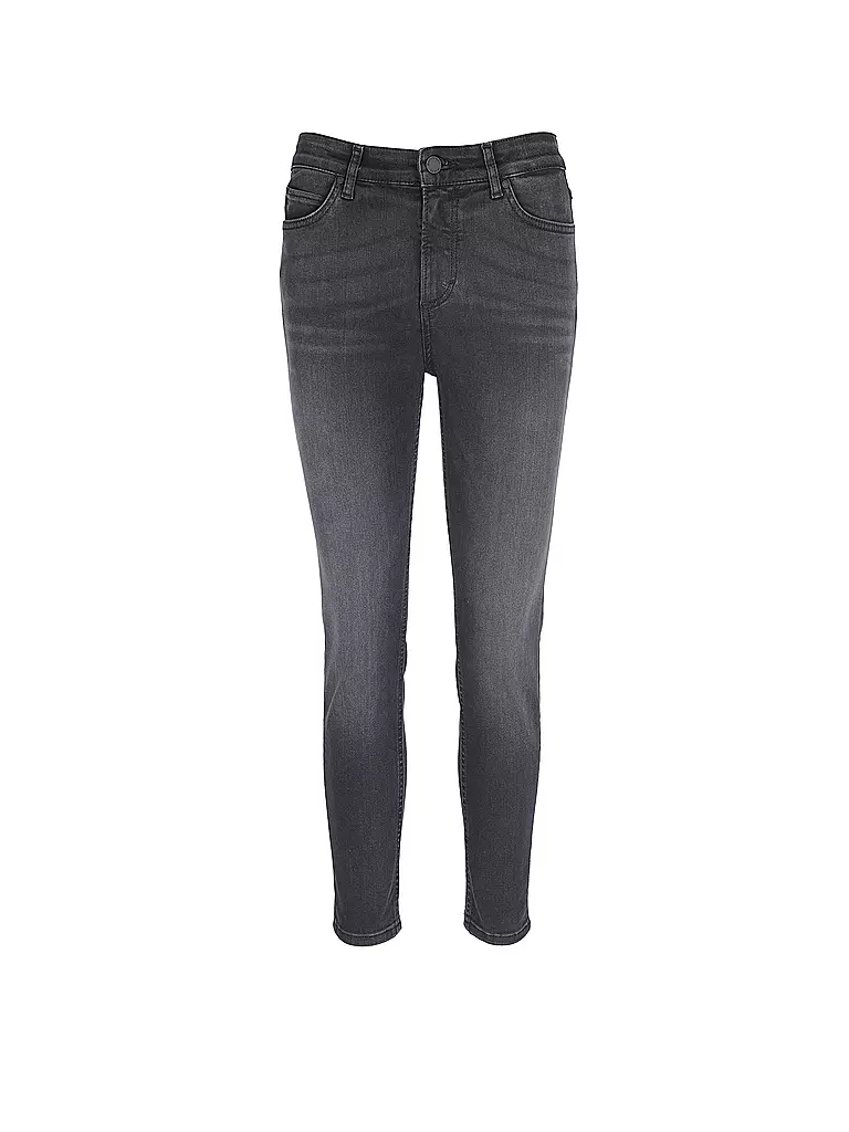 MARC O'POLO DENIM | Highwaist Jeans Skinny Fit 7/8 | blau