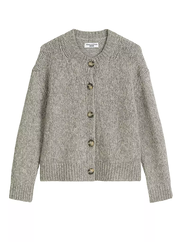 MARC O'POLO DENIM | Strickjacke | hellgrau