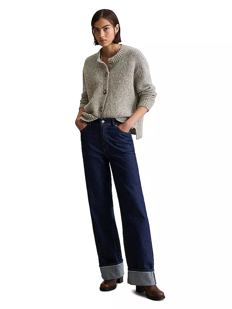 MARC O'POLO DENIM | Strickjacke | hellgrau