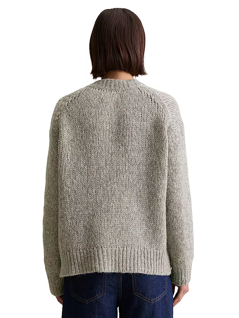MARC O'POLO DENIM | Strickjacke | hellgrau