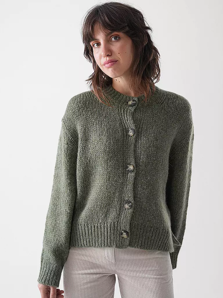 MARC O'POLO DENIM | Strickjacke | grün