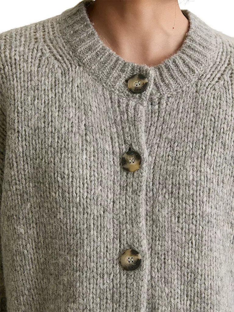 MARC O'POLO DENIM | Strickjacke | hellgrau