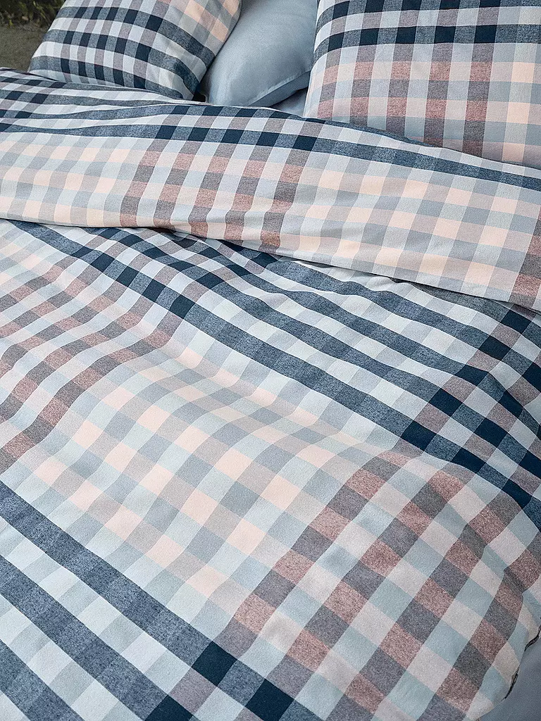 MARC O'POLO HOME | Flanell Bettwäsche KLAUDI 70x90cm/140x200cm Powder Blue | hellblau