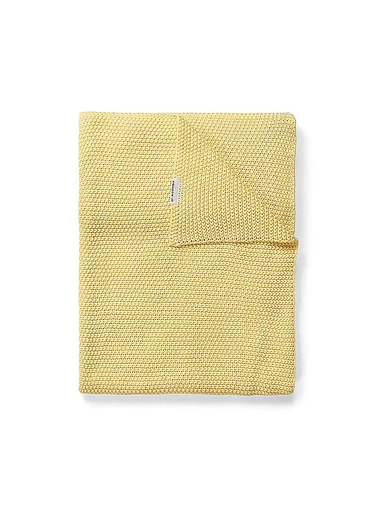 MARC O'POLO HOME | Plaid 130x170cm Nordic Knit Pale Yellow | gelb