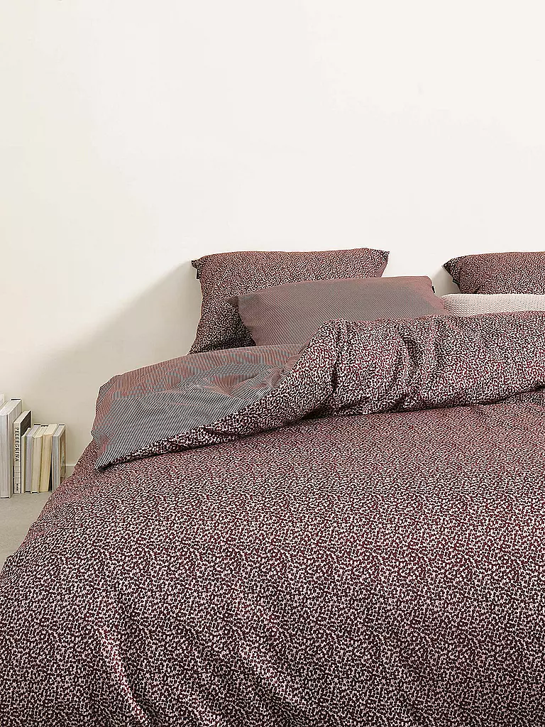 MARC O'POLO HOME | Satin Bettwäsche 70x90cm/140x200cm TULA Aubergine | lila