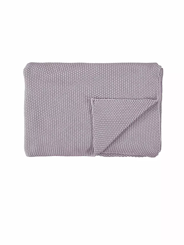 MARC O'POLO HOME | Tagesdecke - Plaid Nordic Knit 130x170cm Lavender Mist | lila