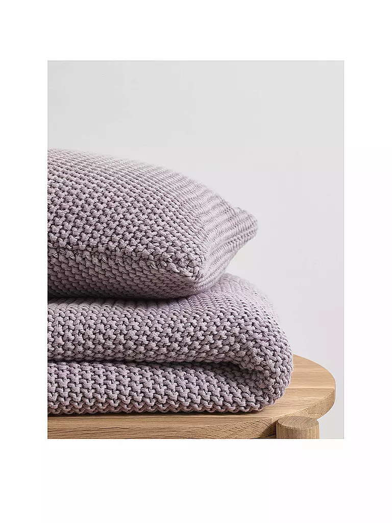 MARC O'POLO HOME | Zierkissen Nordic Knit 30x60cm Lavender Mist | lila