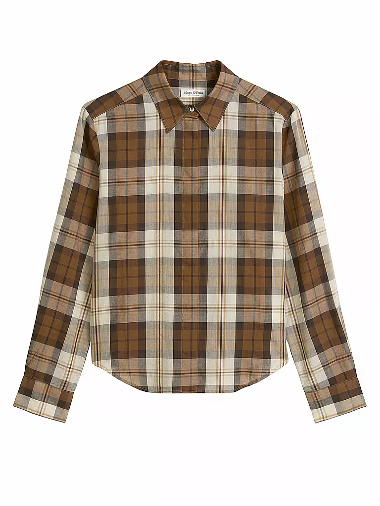 MARC O'POLO | Bluse  | hellbraun