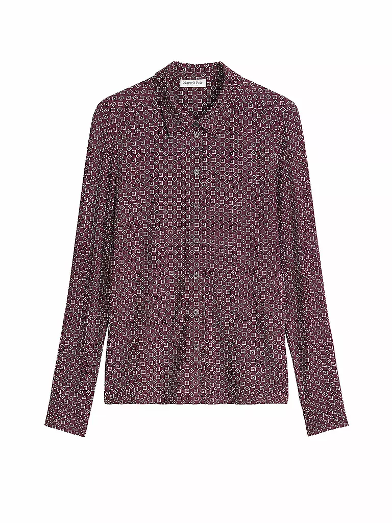 MARC O'POLO | Bluse  | dunkelrot