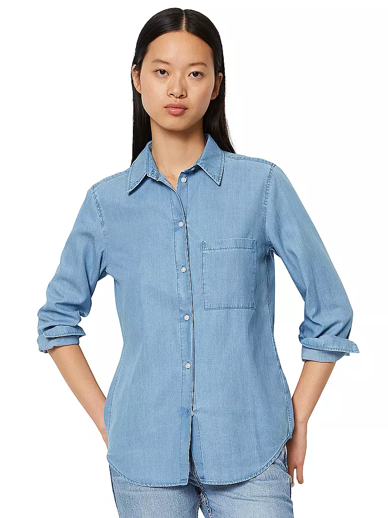 MARC O'POLO | Bluse | blau