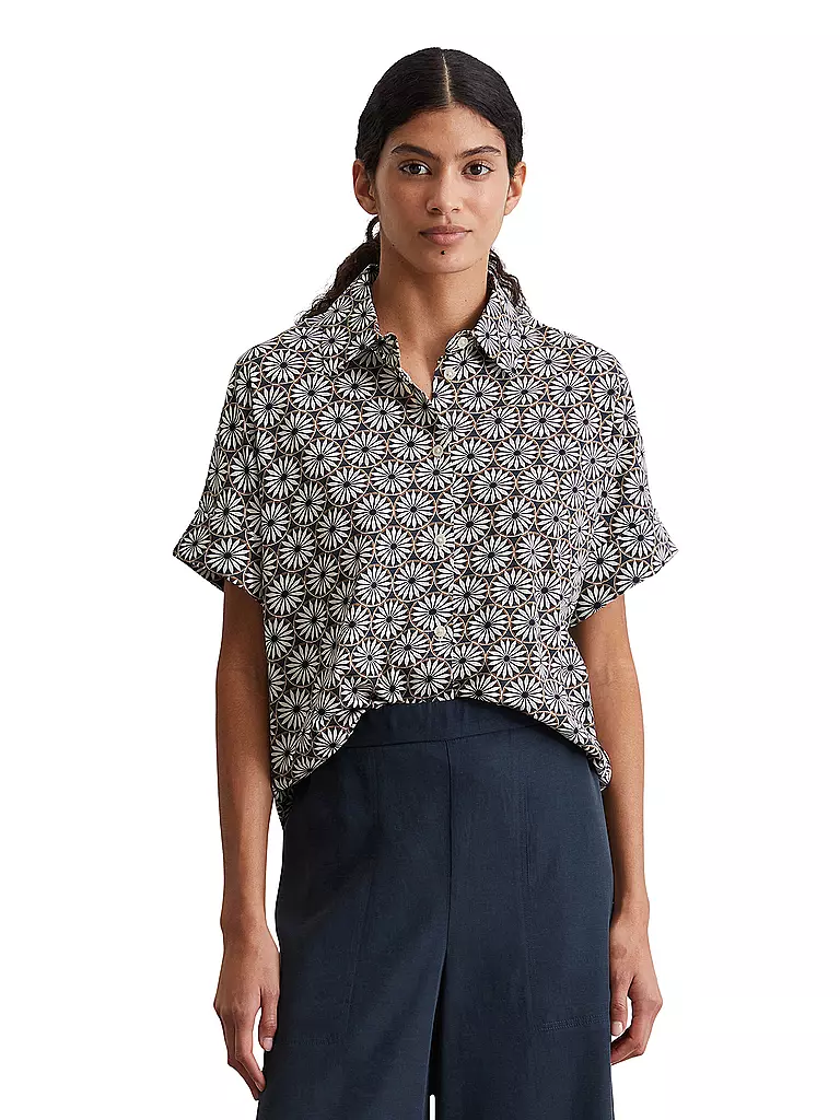 MARC O'POLO | Blusenshirt  | dunkelblau