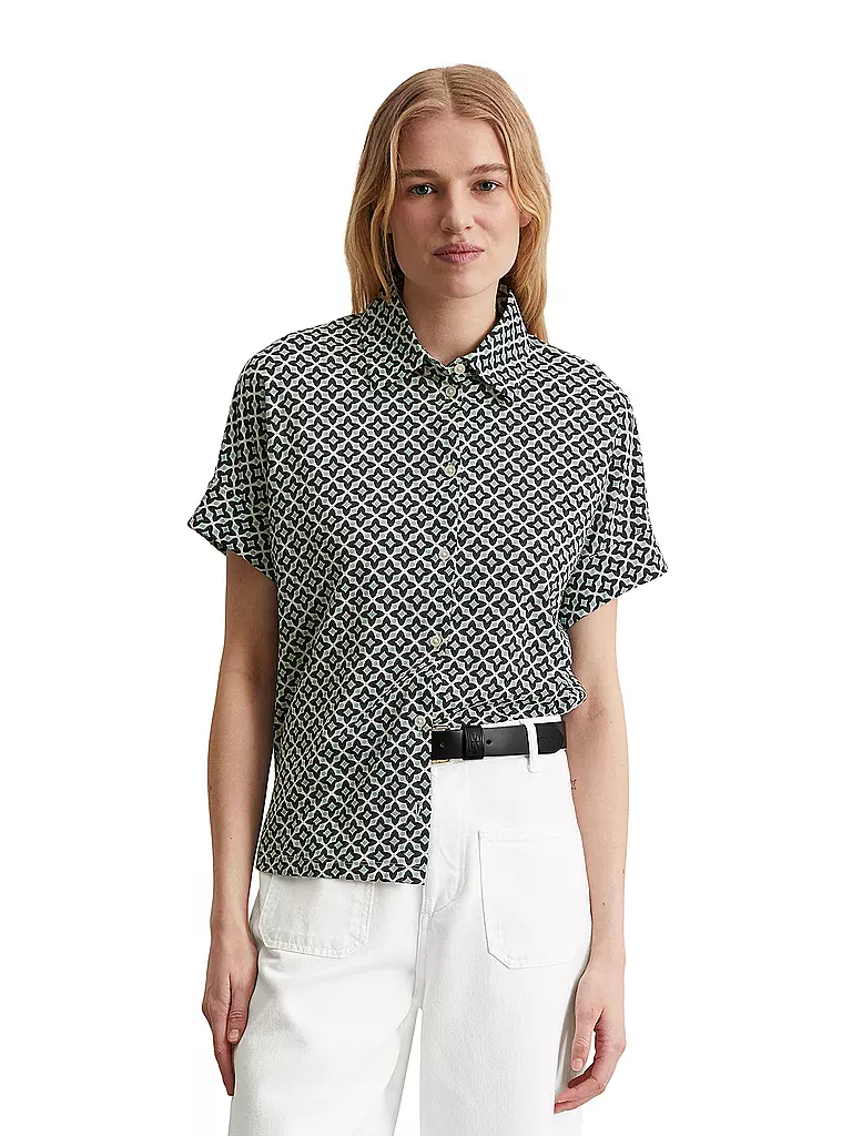 MARC O'POLO | Blusenshirt  | dunkelblau