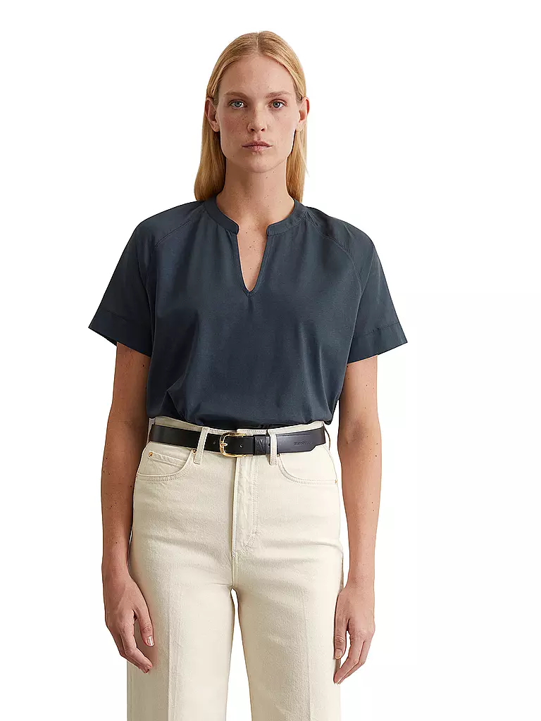 MARC O'POLO | Blusenshirt  | dunkelblau