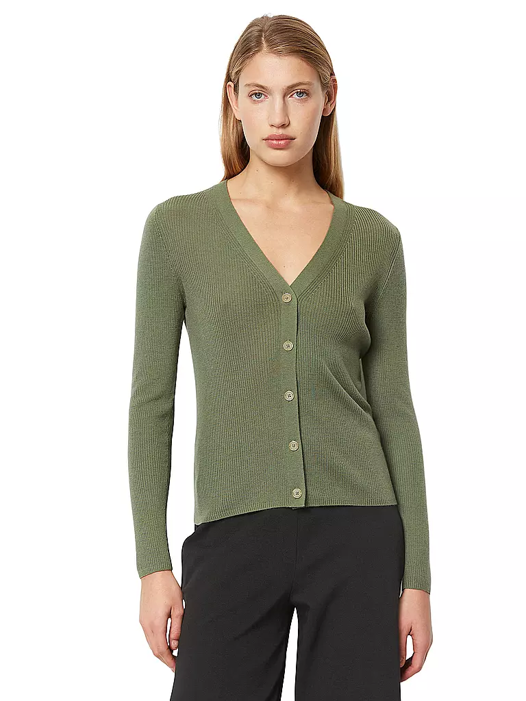 MARC O'POLO | Cardigan  | olive