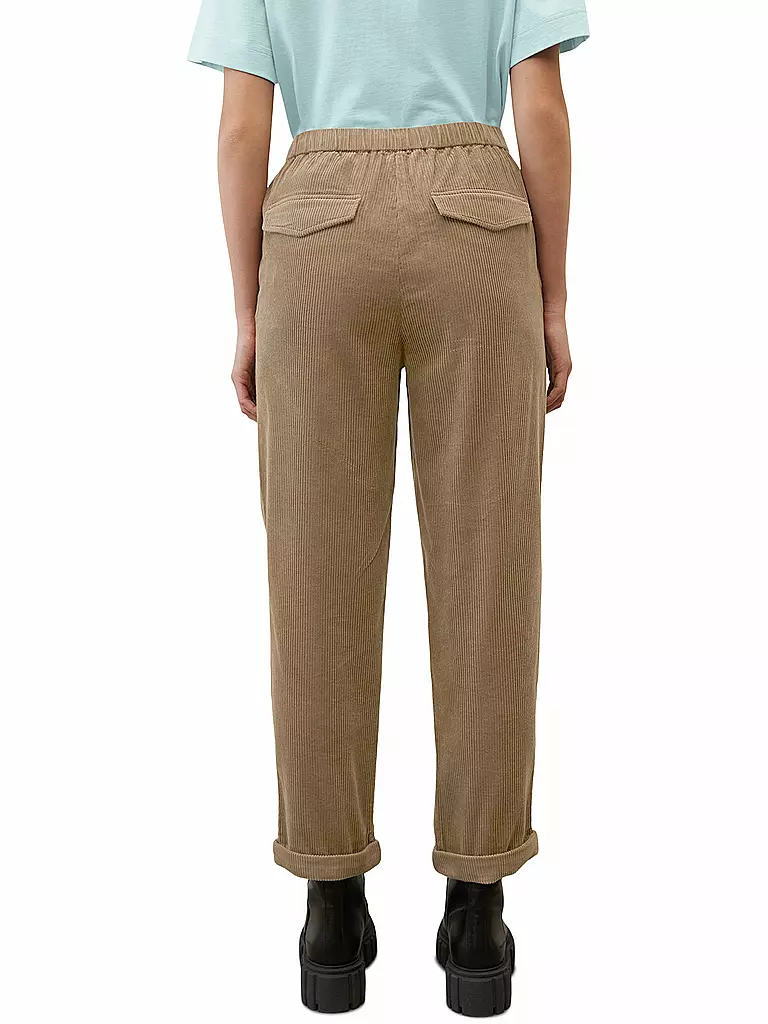 MARC O'POLO | Cordhose Jogging Fit | braun