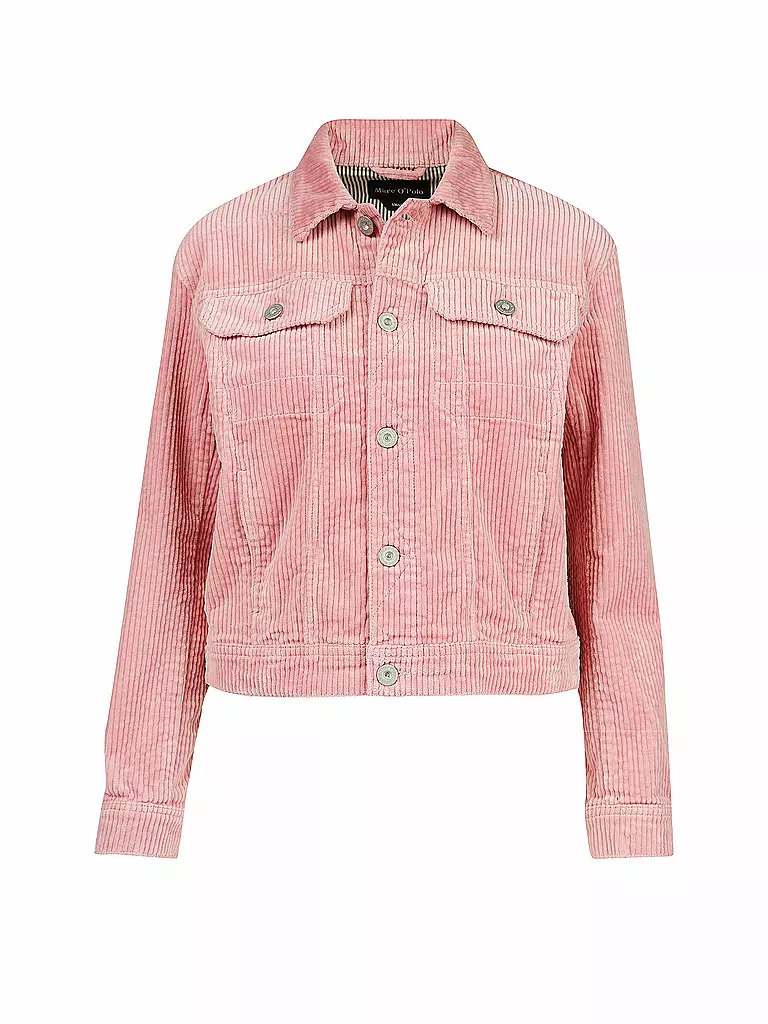 MARC O'POLO | Cordjacke Oversized-Fit | rosa