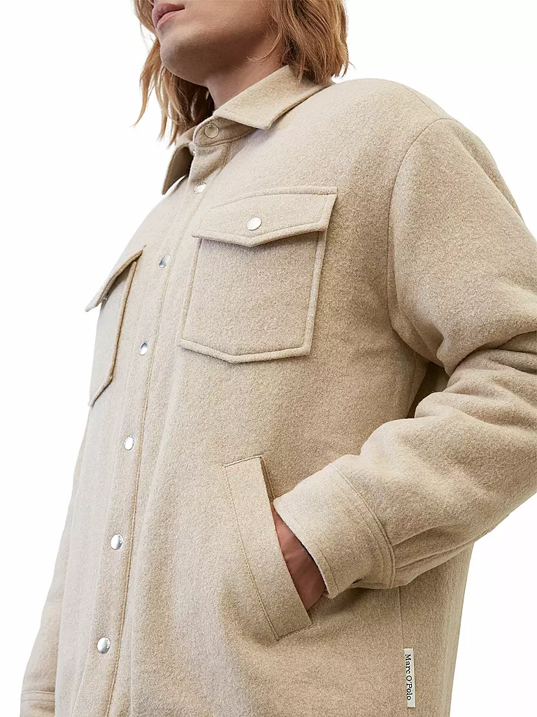 MARC O'POLO | Hemd - Overshirt | beige