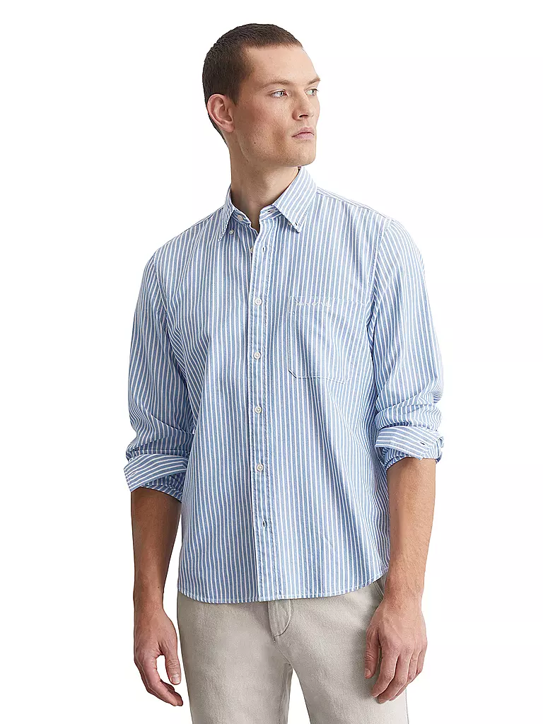 MARC O'POLO | Hemd Regular Fit  | blau