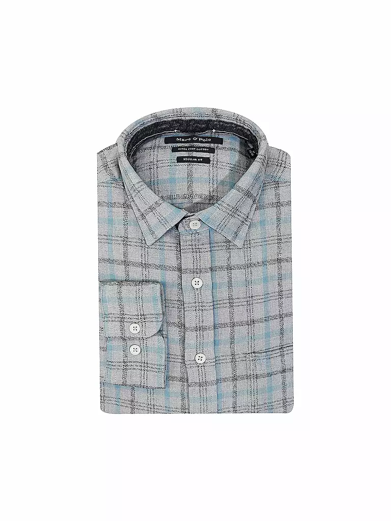 MARC O'POLO | Hemd Regular Fit | grau