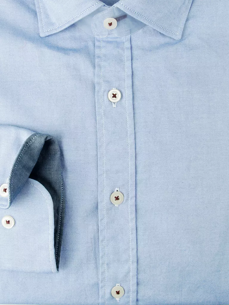 MARC O'POLO | Hemd Shaped-Fit | blau