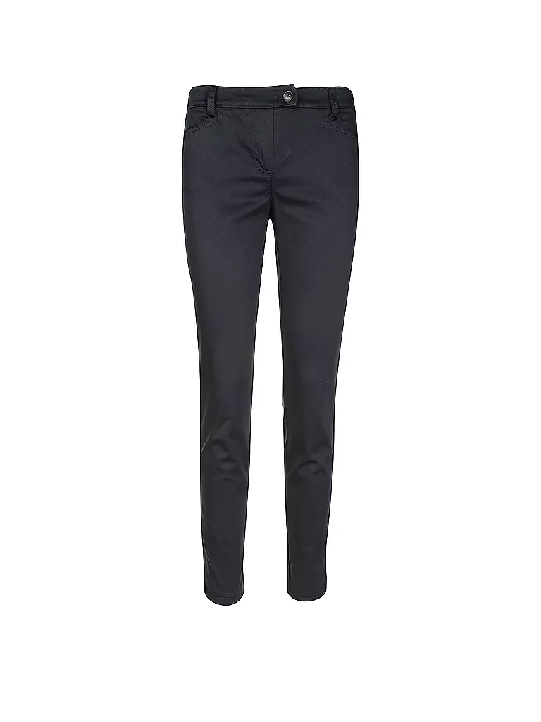 MARC O'POLO | Hose "Laxa" (Highwaist) | dunkelblau