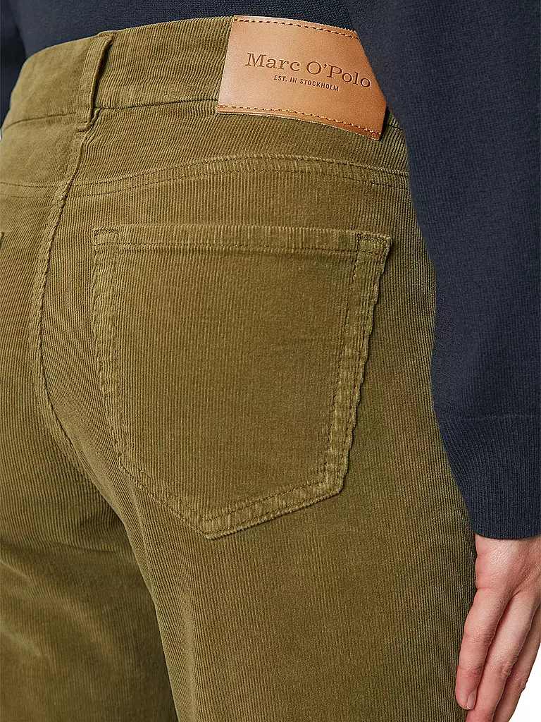 MARC O'POLO | Hose Five-Pocket  | dunkelgrün