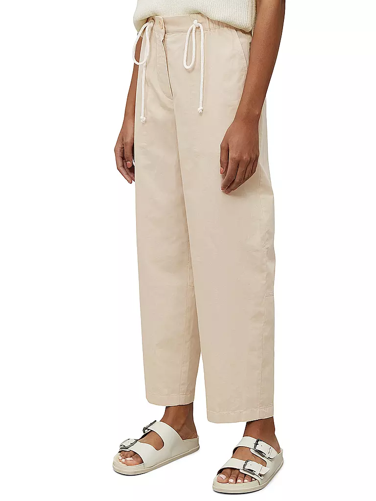 MARC O'POLO | Hose Relaxed Fit 7/8 | beige