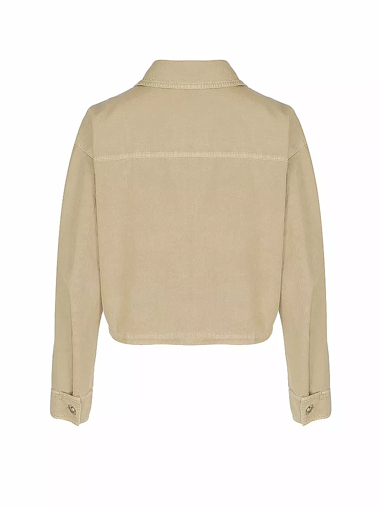 MARC O'POLO | Jacke Cropped Fit | beige