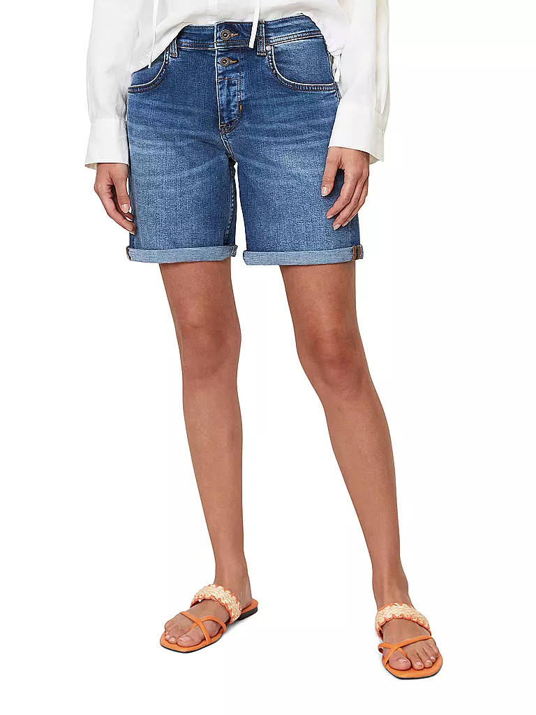 MARC O'POLO | Jeans Shorts | dunkelblau