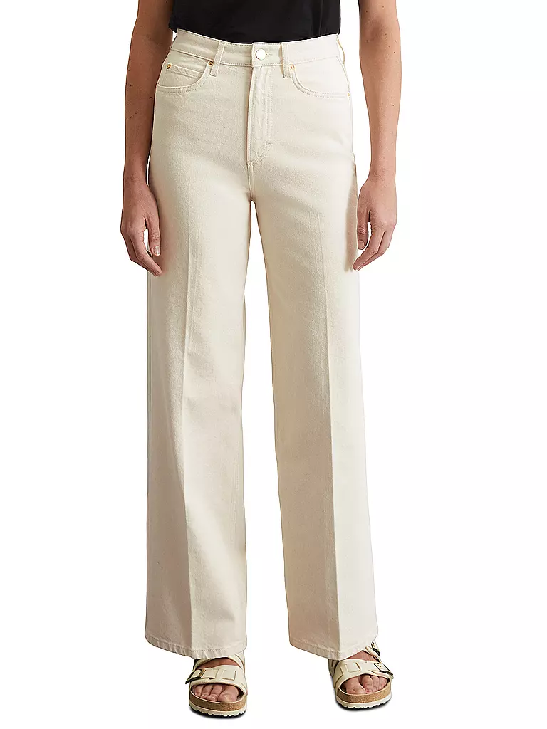 MARC O'POLO | Jeans Wide Leg  | creme