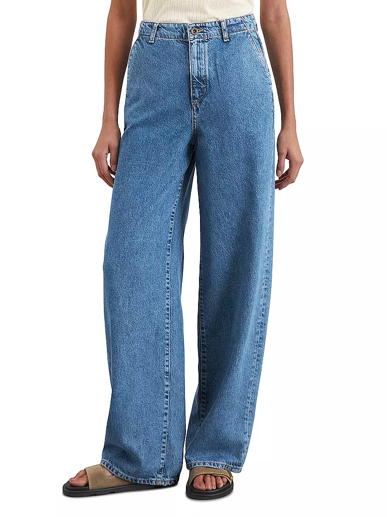 MARC O'POLO | Jeans Wide Leg | blau
