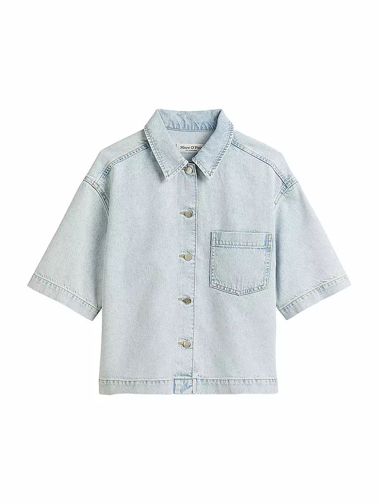 MARC O'POLO | Jeansbluse  | hellblau