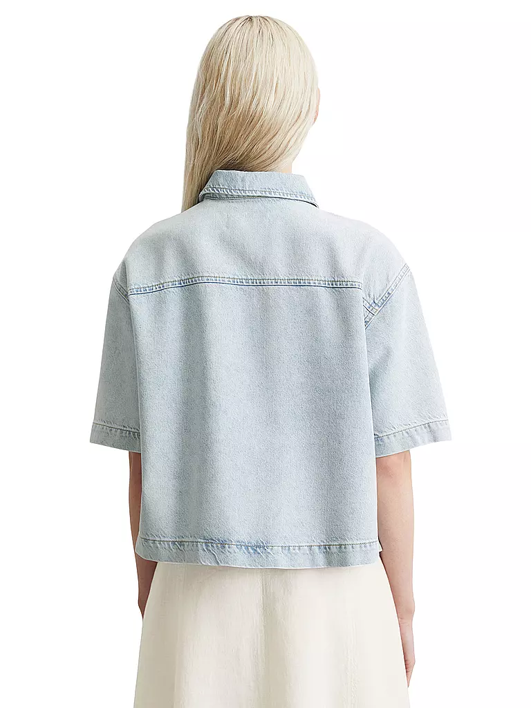 MARC O'POLO | Jeansbluse  | hellblau
