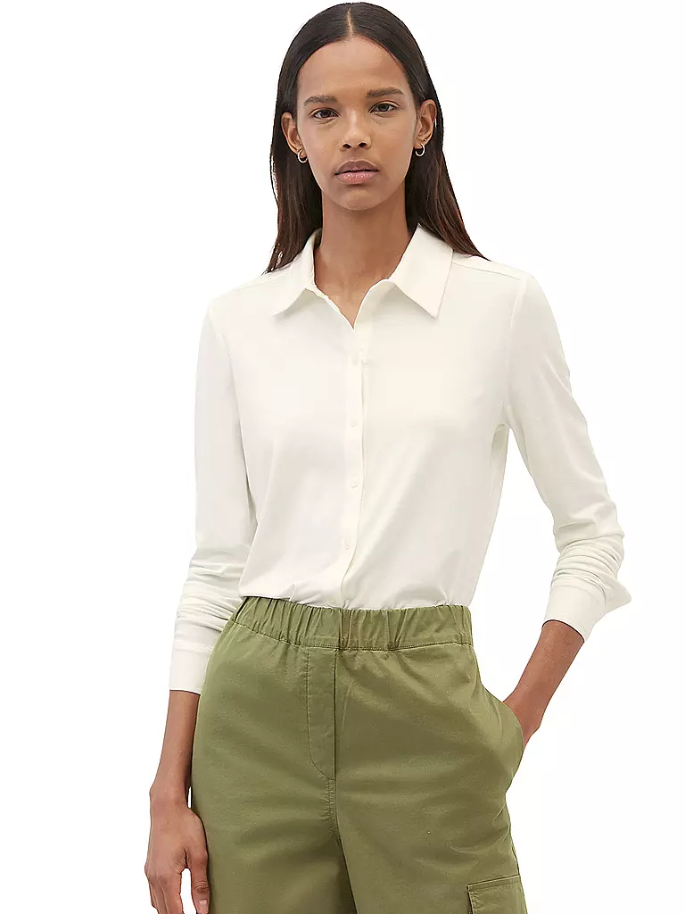 MARC O'POLO | Jerseybluse | creme