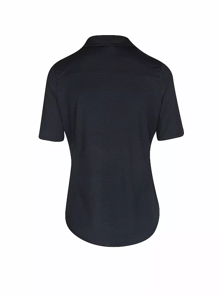 MARC O'POLO | Jerseybluse | dunkelblau