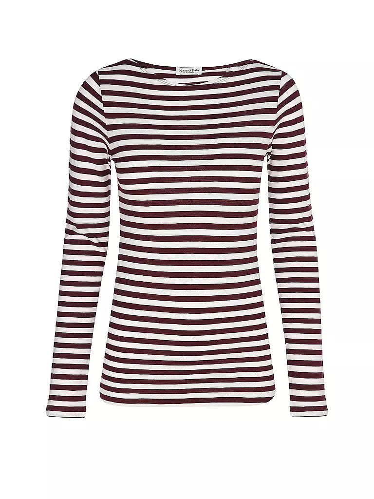 MARC O'POLO | Langarmshirt  | dunkelrot