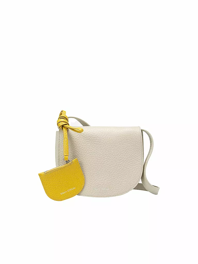 MARC O'POLO | Ledertasche - Crossbody Bag S | weiß
