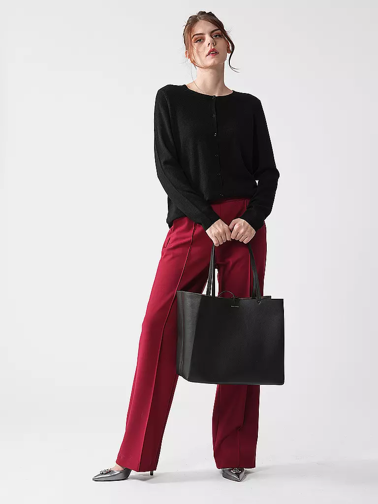 MARC O'POLO | Ledertasche - Shopper Large | schwarz