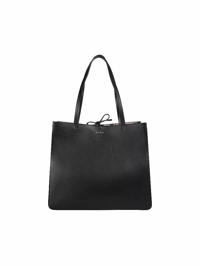 MARC O'POLO | Ledertasche - Shopper Large | schwarz