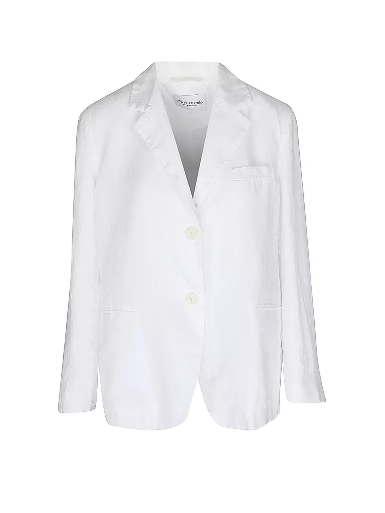 MARC O'POLO | Leinen Blazer | weiss