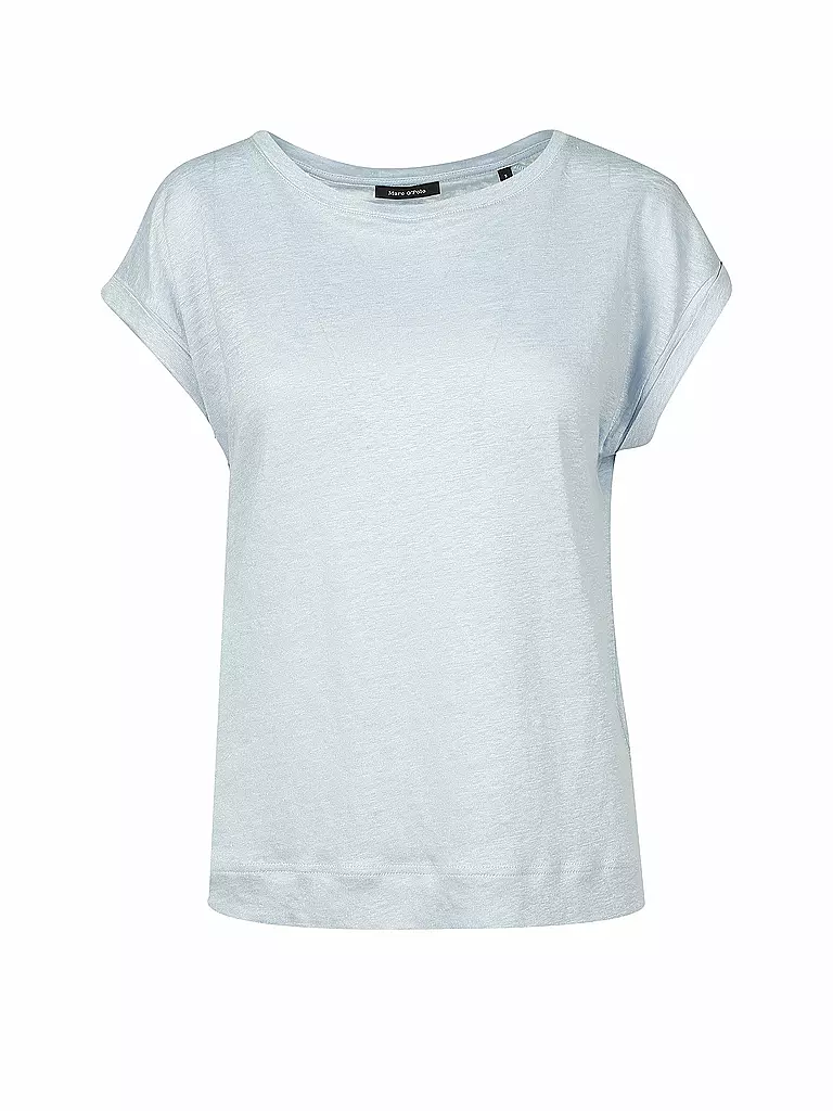 MARC O'POLO | Leinen T-Shirt | blau