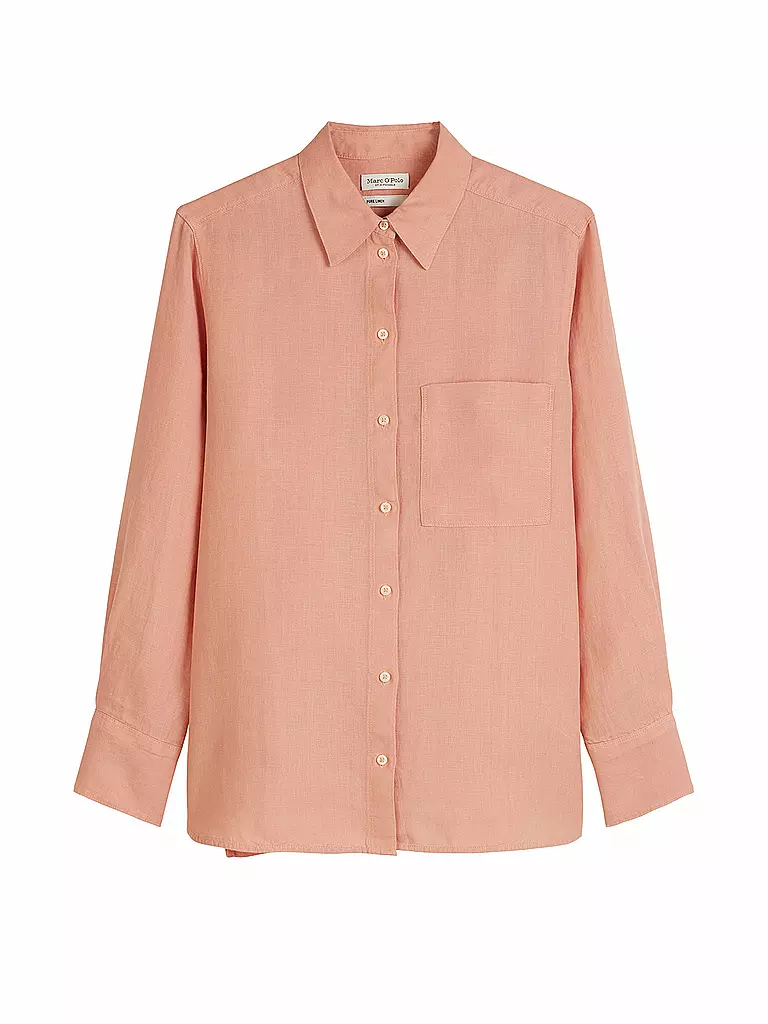 MARC O'POLO | Leinenbluse  | koralle