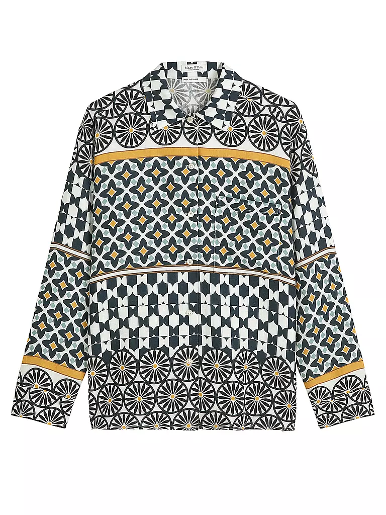 MARC O'POLO | Leinenbluse  | dunkelblau