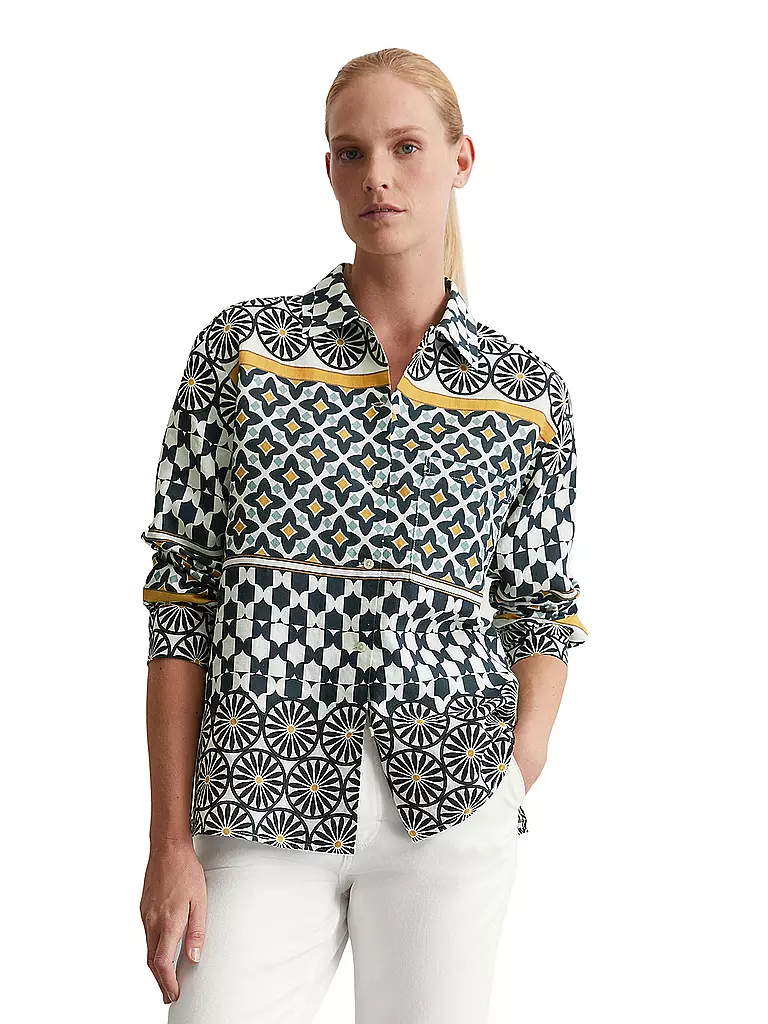 MARC O'POLO | Leinenbluse  | dunkelblau