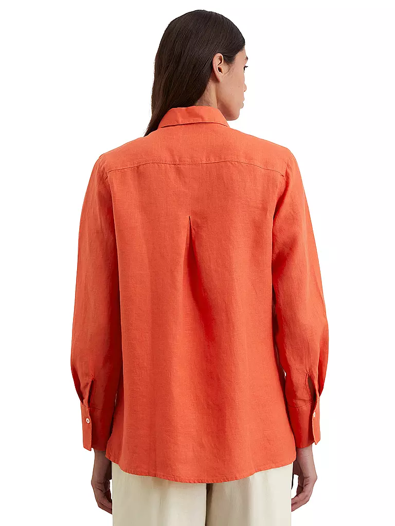MARC O'POLO | Leinenbluse  | rot