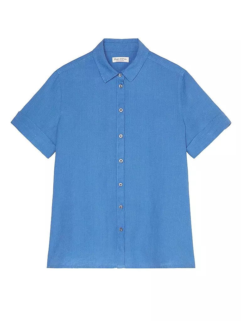 MARC O'POLO | Leinenbluse | blau