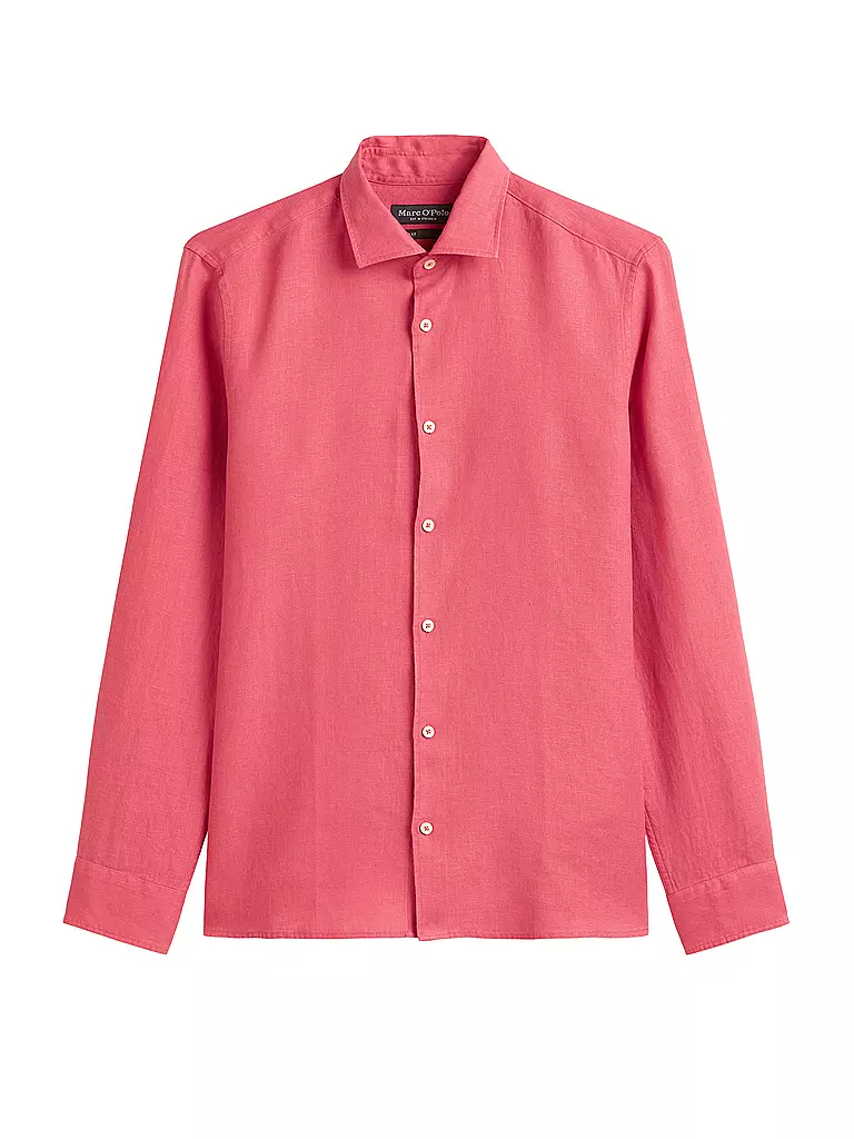 MARC O'POLO | Leinenhemd Regular Fit  | koralle